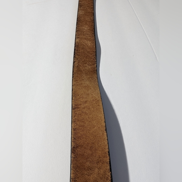 Dockers Brown Leather Belt, Size M - Picture 5 of 11